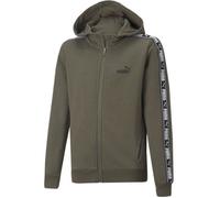 Sweat zippé Kaki Garçon Puma Tape 10 ans