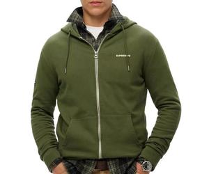 Sweat Zippé Kaki Homme Superdry Plain Hood S