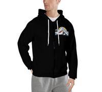 Sweat Zippé Personnalisable Unisexe - avec Photo Texte/Image/Photo PersonnaliséE, Hoodie Zippé Personnalisé, Sweat, Cadeau pour Hommes & Femmes, Anniversaire, NoëL, FêTe, éQuipe L