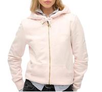 Superdry Essential Logo Full Zip Sweatshirt Beige S Femme
