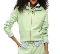 Superdry Essential Logo Full Zip Sweatshirt Vert XS Femme