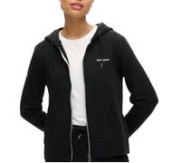 Sweat Zippée Noir Femme Superdry Plain Zip Hood S