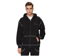 Sweat zipplé ML avec capuche - Guess jeans. M