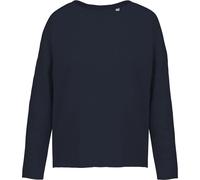 Sweathirt femme Kariban loose Bleu S/M