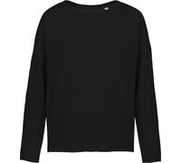 Sweathirt femme Kariban loose Noir S/M