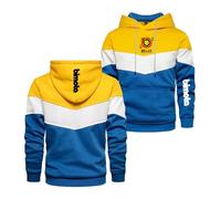 Sweats À Capuche Confortables Hommes pour B.i.m.o.t.a Sweat Shirt Manches Longues Imprimé Outwear Vestes Sport Hauts Manteaux Couleur Contrastée-HuangS||x_s