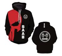 Sweats À Capuche Confortables Hommes pour S.A.A.B Veste Sport Manches Longues Sweat Shirt Imprimé Printemps Automne Manteau D'extérieur 3D-E||m