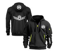 Sweats À Capuche Confortables pour Hommes pour A.s.t.o.n M.a.r.ti.n Printemps Automne Manteaux Vêtements De Sport Sweat-Shirt Uni Demi-Zip Outwear-HeiS||XX_l