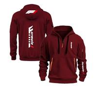 Sweats À Capuche Confortables pour Hommes Vêtements De Sport Unis F.1 Printemps Automne Outwear Pulls Hauts Vestes D'entraînement Demi Zip Sweat Shirt-JHS||m