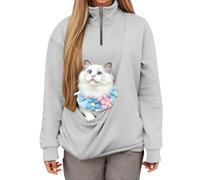 Sweats à capuche confortables Y2K pour femmes, vêtements occidentaux 2025 cool tendance coupe ample Backwoods sweatshirts pour femmes, sweatshirts de travail d'automne mignons pays, gris clair, L