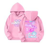 Sweats à Capuche D-Demons Kpop Merch pour Fille Imprimés Huntr/X Pull à Manches Longues Kpop Witch Hauts Décontractés Hoodie