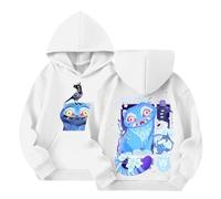 Sweats à Capuche Demon Fille Garçon Demon Merch Imprimés Huntrix Huntr/X Rumi Mira Zoey Pull à Manches Longues Hauts Décontractés Hoodie Filles Mignon (B43,160)