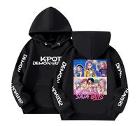 Sweats à Capuche Demon Hoodie Für Neutral Pull à Manches Longues Style Streetwear Top Sweatshirt Mode Fille Et Décontractés Hoodie Cosplay Pullover (B32,130)