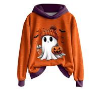 Sweats à capuche d'Halloween pour femmes, sweatshirts de sorcière amusants. Certains jours, vous devez mettre le chapeau et leur rappeler qui ils ont affaire avec des lettres imprimées, Yc-violet, S
