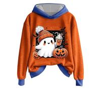 Sweats à capuche d'Halloween pour femmes, sweatshirts de sorcière amusants. Certains jours, vous devez mettre le chapeau et leur rappeler qui ils ont affaire avec des lettres imprimées, Yb-bleu, L