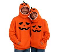 Sweats à Capuche d'halloween,Sweat à Capuche Assorti pour Couple Style médiéval écuyer Pull Aristocrate pour Homme