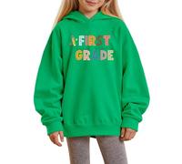 Sweats à Capuche et Sweat-Shirts pour Filles à Porter au Quotidien et pour Les fêtes Sweat-Shirt à Capuche Doux et Confortable pour Enfants de 1 à 14 Ans Parfait pour Les Saisons (Green, 7-8 Years)