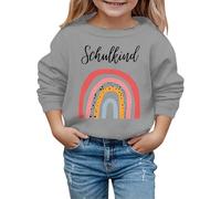 Sweats à Capuche et Sweats pour Filles - Confortables et Graphiques pour l'automne et l'hiver Parfaits pour l'école Tenue décontractée et activités Quotidiennes (Grey, 9-10 Years)