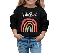 Sweats à Capuche et Sweats pour Filles - Confortables et Graphiques pour l'automne et l'hiver Parfaits pour l'école Tenue décontractée et activités Quotidiennes (Black, 3-4 Years)