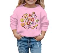 Sweats à Capuche et Sweats pour Filles - Ensembles décontractés à Manches Longues imprimés Graphiques Douceur et Confort pour la Vie Scolaire et Les activités Quotidiennes (8-9 Years)