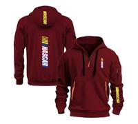 Sweats À Capuche Et Vestes pour Hommes N.A.S.C.A.R Demi-zippés Vêtements D'extérieur Printemps-Automne Manches Longues -JHSe||m