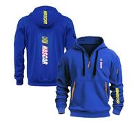 Sweats À Capuche Et Vestes pour Hommes N.A.S.C.A.R Demi-zippés Vêtements D'extérieur Printemps-Automne Manches Longues -LanSe||m