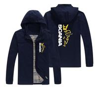 Sweats à Capuche Fermeture Éclair, Pulls Sc.an.ia, Gilets et Sweats Homme, Veste Legere Homme pour Printemps Automne, ExtéRieur(Multicolor 3,XL)