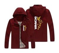 Sweats à Capuche Fermeture Éclair, Pulls Sc.an.ia, Gilets et Sweats Homme, Veste Legere Homme pour Printemps Automne, ExtéRieur(Multicolor 5,S)