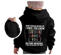 Sweats À Capuche Garçon, Doudoune Fille 12 Ans Tee Shirt Hiver Manche Longue Chic Ample Grande Taille Imprimé Lettres Vacances Enfants Mode Filles Mignon Jogging avec Cordon De Serrage