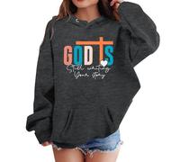 Sweats À Capuche Garçon, Manteau Fille 12 Ans Sweatshirt Mignon Confortable Casual Top Blouse Hiver Grande Taille Vacances Tee Shirt Manche Longue Chic Ample Coupe Jogging avec Cordon De Serrage