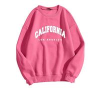 Sweats à capuche imprimés de lettres de Los Angeles pour femmes, style vintage californien et Los Angeles à capuche tendance dessin animé graphique vêtements style avec motifs tenues Y2K cool Preppy