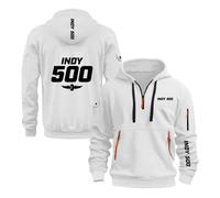 Sweats À Capuche Imprimés pour Hommes in.di.an.AP.OL.is 500 Confortables Street Wear Veste Demi Zip PullsSweatshirts Sportstyle Outwear Tops-BS||XX_l