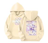Sweats à Capuche K Pop Demon Hunters Fille 3-12 Ans Ado Tee Shirt Hiver Manche Longue Ample Sweatshirt Enfant Vintage Mignon Confortable Casual Vacances Jogging K Pop Top Blouse (B01,150)