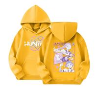 Sweats à Capuche K Pop Demon Hunters Fille 3-12 Ans Ado Tee Shirt Hiver Manche Longue Ample Sweatshirt Enfant Vintage Mignon Confortable Casual Vacances Jogging K Pop Top Blouse (B11,130)