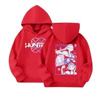 Sweats à Capuche K Pop Demon Hunters Fille 3-12 Ans Ado Tee Shirt Hiver Manche Longue Ample Sweatshirt Enfant Vintage Mignon Confortable Casual Vacances Jogging K Pop Top Blouse (B08,140)