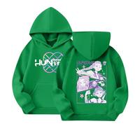 Sweats à Capuche K Pop Demon Hunters Fille 3-12 Ans Ado Tee Shirt Hiver Manche Longue Ample Sweatshirt Enfant Vintage Mignon Confortable Casual Vacances Jogging K Pop Top Blouse (B04,140)
