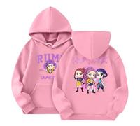 Sweats à Capuche K-Pop Hunters pour Fille Anime Imprimés Longues De-Mon Huntrix Sweatshirt Graphique Enfants K Pop Rumi Mira Zoey Pulls À Motifs de Films Décontractés Hoodie