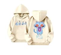 Sweats à Capuche K-Pop Hunters pour Fille Anime Imprimés Longues De-Mon Huntrix Sweatshirt Graphique Enfants K Pop Rumi Mira Zoey Pulls À Motifs de Films Décontractés Hoodie