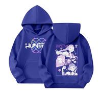 Sweats à Capuche K-Pop Hunters pour Fille Anime Imprimés Longues De-Mon Huntrix Sweatshirt Graphique Enfants K Pop Rumi Mira Zoey Pulls À Motifs de Films Décontractés Hoodie