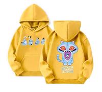 Sweats à Capuche K-Pop Hunters pour Fille Anime Imprimés Longues De-Mon Huntrix Sweatshirt Graphique Enfants K Pop Rumi Mira Zoey Pulls À Motifs de Films Décontractés Hoodie