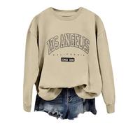 Sweats à capuche Los Angeles vintage cool à manches longues pour femme, motif Los Angeles Californie, lettre, gothique, col rond, vêtements minces, dessin animé, graphique, université occidentale