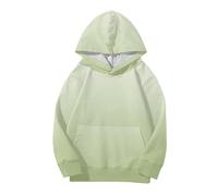 Sweats à capuche mignons pour adolescentes et filles Sweats à capuche tendance et préppés Chemises surdimensionnées à manches longues Vêtements dégradés pour filles Sweatshirt filles 146, vert, 140