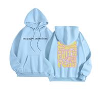 Sweats à capuche pour femme Christian Faith Over Fear Mode Jésus Plage avec capuche Tops Pray The Lord Uni Confort Casual Summer Graphic Sweaters Backwoods Jesus Saves I Love Jesus 2025, bleu clair, L