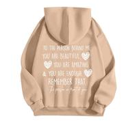 Sweats à capuche pour femme - Sweat à capuche pour femme « Dear Person Behind Me Remember That Mental Health », kaki, M