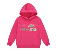 Sweats à capuche pour filles - Pulls confortables et décontractés avec poches et cordon de serrage pour lautomne/hiver imprimés cartoons manches longues vêtements d extérieur adaptés à l (12-13 Years)