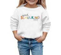 Sweats à Capuche pour Filles - Tenues Confortables à Manches Longues avec imprimés Graphiques Parfaits pour l’école et Les activités Quotidiennes idéal pour l’Automne et l’Hiver (White, 3-4 Years)