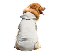 Sweats à capuche pour grands chiens, sweat à capuche adhésif pour animaux de compagnie avec poche, vêtements chauds pour chiens, fournitures modernes pour activités de plein air, aventures