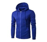 Sweats à capuche pour homme - Sweats à capuche pour homme - Vêtements de sport pour femme - Vêtements de sport et de sport pour femme - Veste à capuche confortable pour homme, bleu, M