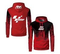 Sweats À Capuche pour Hommes M.o.to.G.P Vestes D'entraînement Patchwork Pulls Hauts Manches Longues Vêtements D'extérieur Imprimés De Sport Printemps-HongSe||x_s