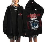 Sweats à Capuche Zippé Domin Ate Sport Unisexe Y2K Veste à Capuche BangChan Lee Know Changbin Hyunjin Han Felix Seungmin I.N Mode lâche Streetwear Sweatshirt Tops